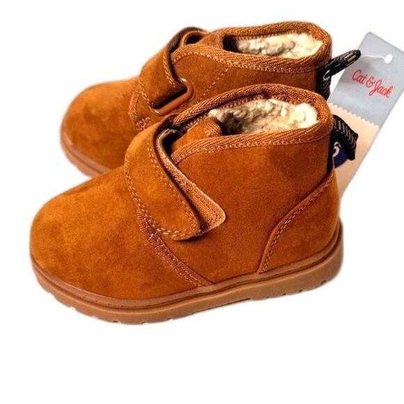 Toddler Boys Magnus Boots Cognac - Cat & Jack Size 6 NWT - Picture 1 of 9